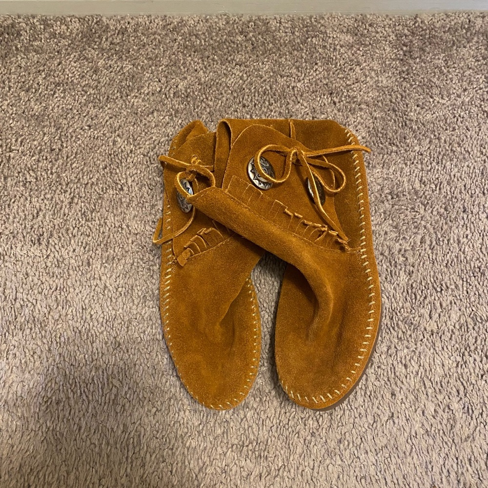 Suede Minnetonka Moccasins